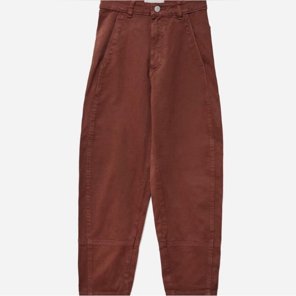 Everlane Utility Barrel Pants in Rosewood Size 4